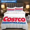 3PCS Costco Bedding Set Duvet Cover Closure Includes 1 Duvet Cover & 2 Pillowcases for All Seasons Bedroom Decor Christmas Fan gifts
