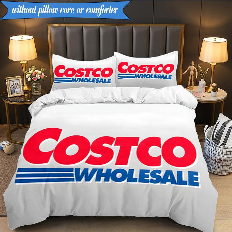 3PCS Costco Bedding Set Duvet Cover Closure Includes 1 Duvet Cover & 2 Pillowcases for All Seasons Bedroom Decor Christmas Fan gifts