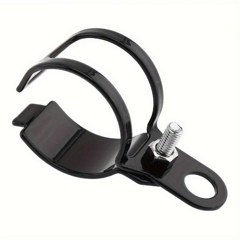 2 Stück Premium ATV Motorrad Blinker Halterungs-Kit Verstellbare Gabelmontage Klemme Halter Blinker Indikatoren Langlebige Konstruktion