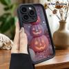 Phone Case: 2D Flat, Fits iPhone 18 17 16 15 14 13 Pro, Stacked Pumpkin Lanterns, Perfect Holiday Gift for Christmas and Halloween