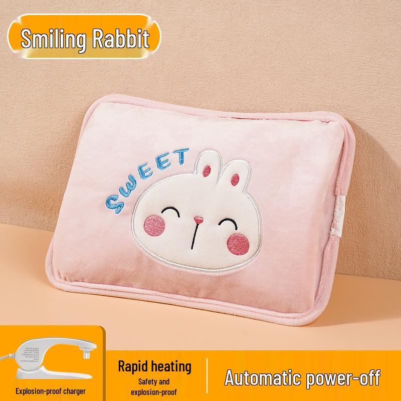 

Перезаряжаемая взрывозащищенная фланелевая грелка с мультяшным дизайном и гидроэлектрическим разделением для безопасного согревания рук 25*18 cm