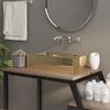 Day and Night - Day and Night Washbasin with Overflow 49x25x15 Cm Ceramic Gold