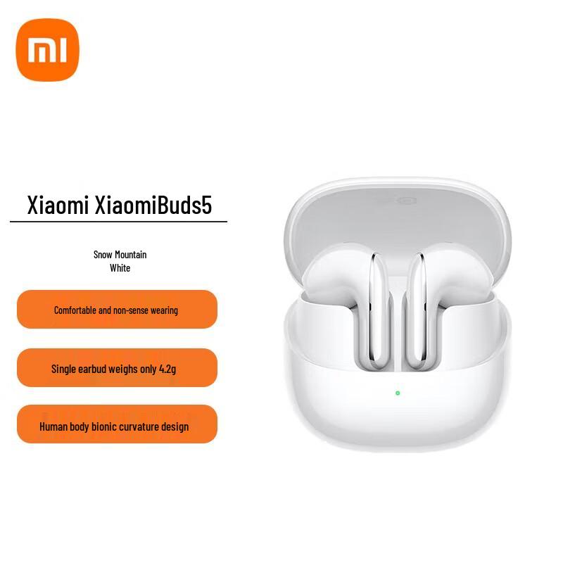 

Xiaomi Buds 5 Noise-Cancelling Semi-In-Ear Earphones