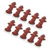 10pcs Dog Pee Pad Trainer Paper Fire Hydrant Shaped Pet Diaper Pad Guide for Puppy