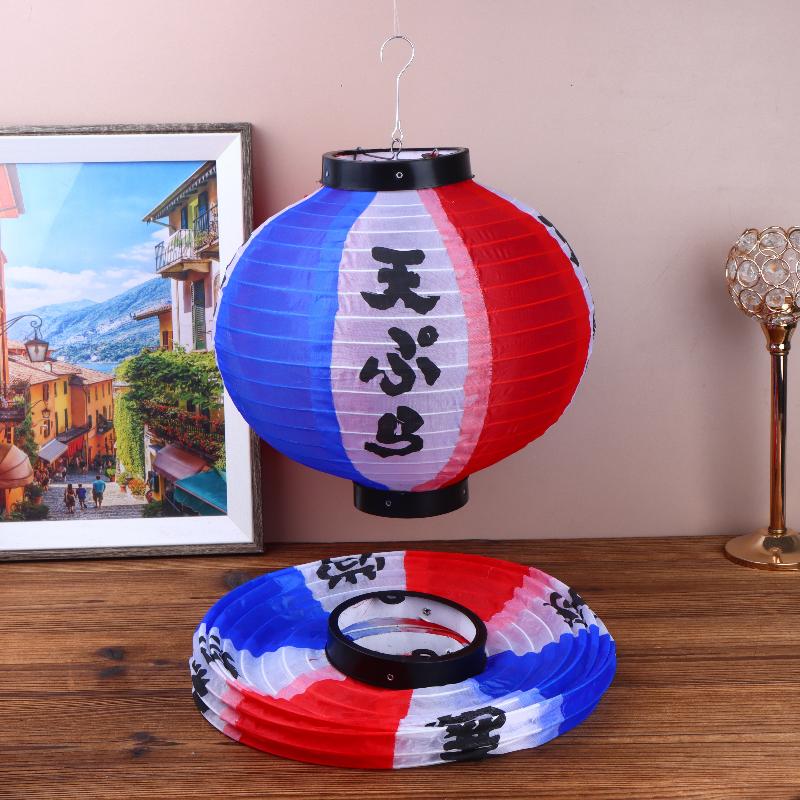 Japanese Style Hanging Lantern Waterproof Fabric For Sake Izakaya Sushi Lamian Noodles Cuisine Restaurant Traditional Decoration