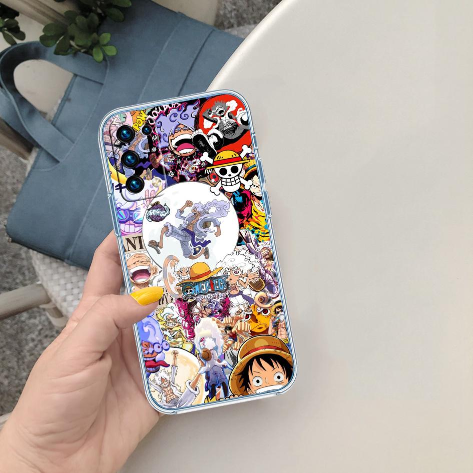 Anime One Piece Soft Shell Transparent Phone Case for Motorola Moto Edge 20 30 40 50 S30 Fusion Ultra Pro Neo Lite + G200 G23