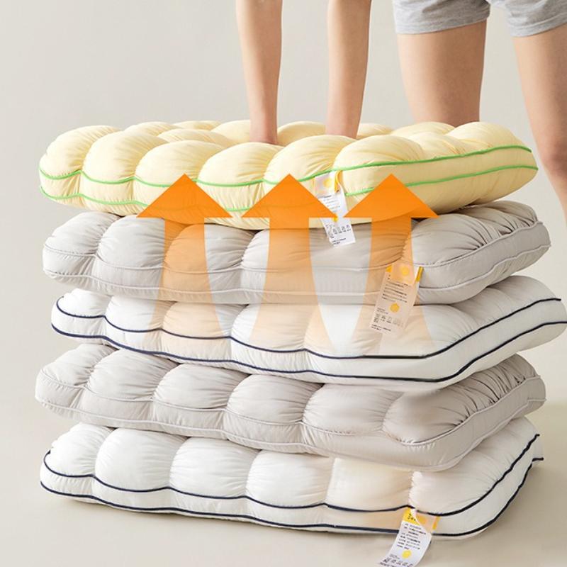 Embracing Pineapple Cloud Bread Pillow Soft Feather Velvet Headrest Healing and Relieving Sleep Aid Bedhead Decoration Pillow High Rebound Pillow Core