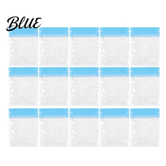 Reusable Ring Storage Portable Seal Travel Sliding Bag Bags Jewelry Lock Design Pill Organizer Bag Multi-Colored Labels for Daily