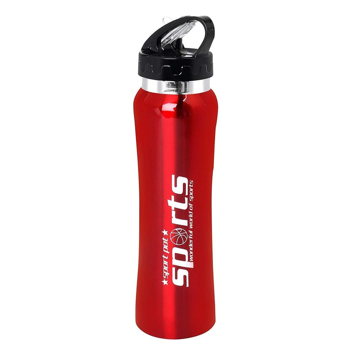 

@ Stainless Steel Sports Water Bottle Red & Black 750ml Zr-2798-60%Off