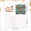 6PCS DIY Diamond Art Greeting Cards Christmas Car Congratulations Cards