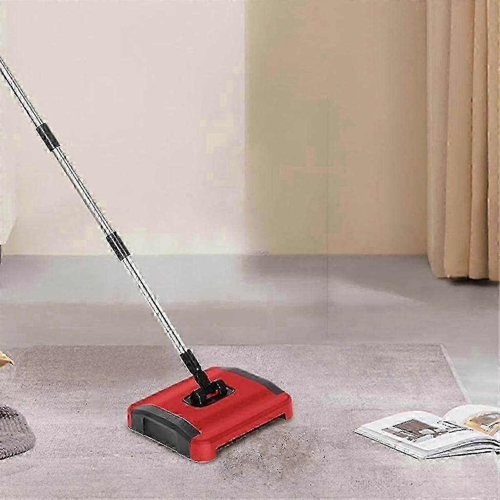 Carpet Sweeper Manual Carpet Sweeper Floor Sweeper Carpet Brush Detachable Carpet Cleaner For Pet Hair Dust Debris 26-27s