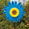Multistyles Rotating Sunflower PVC Garden Yard Wind Spinner  Outdoor Party Picnic Decor