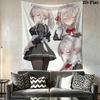 Alya Anime Wall Tapestry Aesthetic Wall Hanging Printed Fabric Blanket Decorative Tapestries for Bedroom Living Room Home Decor