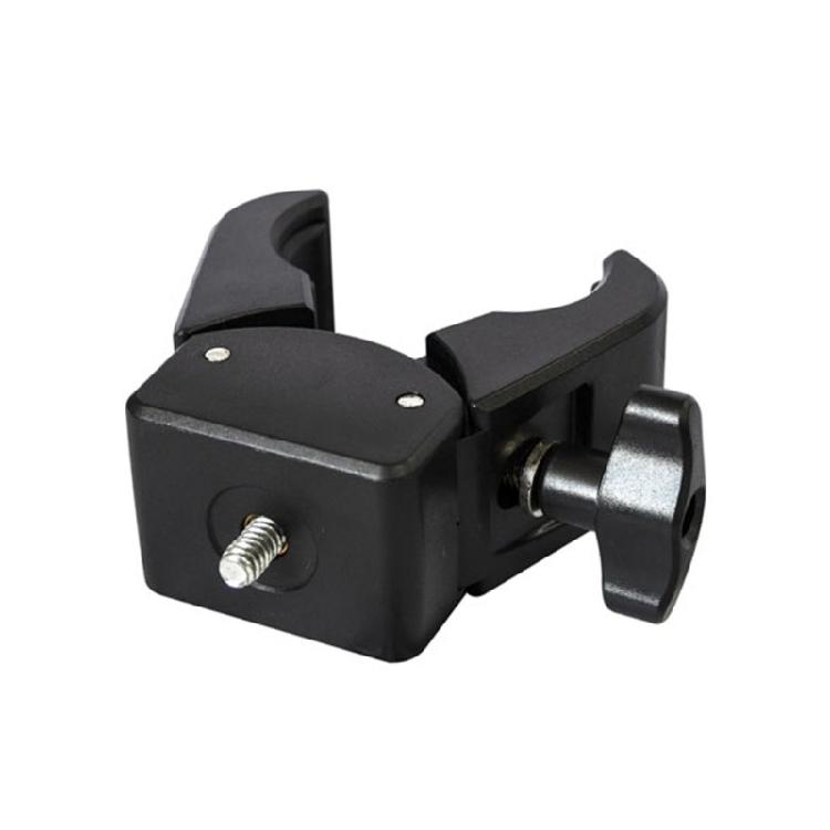 Super Clamp Mount Holder Adapter with 1/4Inch Thread for Monitor LED Flash Light Camera Tube Microphone Stand Bracket
