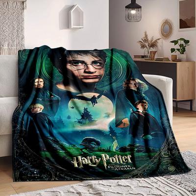 1 τεμ. Φανελένια Κουβέρτα Harry Potter Ελαφριά Μαλακή Ζεστή Κουβέρτα για Όλες τις Εποχές για Καναπέ, Κρεβάτι, Ταξίδι,L1028029
