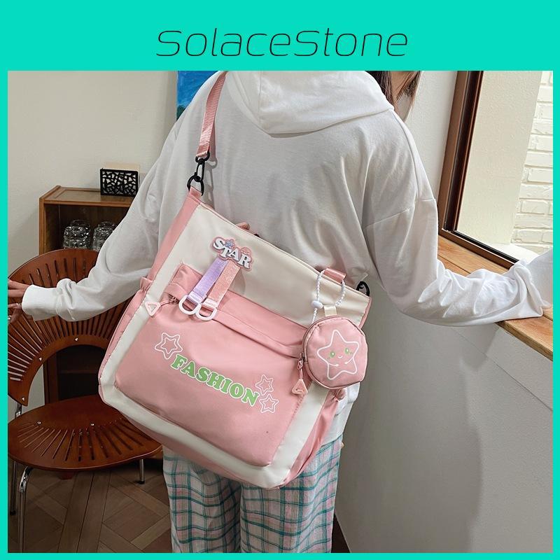 Youth Campus Crossbody Bag In Nylon For Teen Girls And School Activities