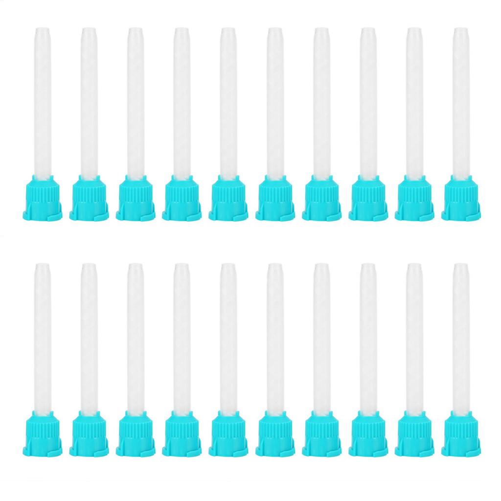 50 STÜCKE Einweg Dental Intraorale Mischkanülen Silikonkautschuk Mix Propotion 1:1