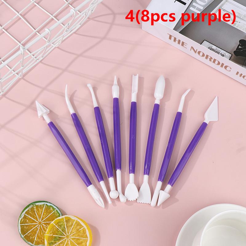 8/14Pcs Plastic Clay Sculpting Set Polyform Sculpey Set Polymer Modeling Clay Tools