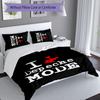 3pcs Depeches Band Mode pattern bedding set duvet cover set includes duvet cover &pillowcases, perfect all season bedroom decoration & gift