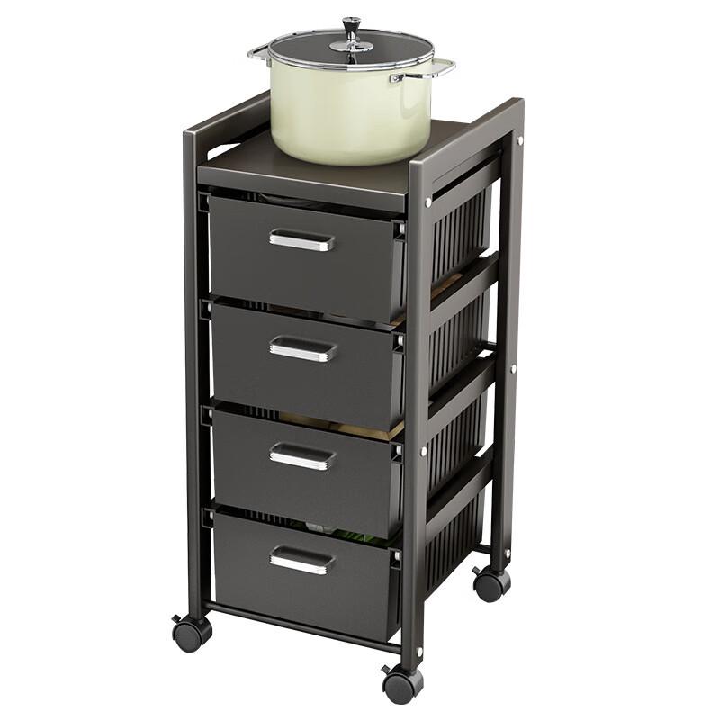 Multifunctional Movable Kitchen Storage Rack
