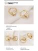 Diamond-Studded Rubik's Cube Earrings - Geometric Korean Design, Luxury Women’s Niche Accessory