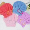 Super Absorbent Quick-Dry Microfiber Hair Towel Cap for Adults