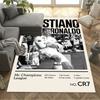 Ronaldo's Celebration Moment Floor Mat Perfect for Dormitory Foyer Study Room Outdoor Antislip Carpet Decorate Offices