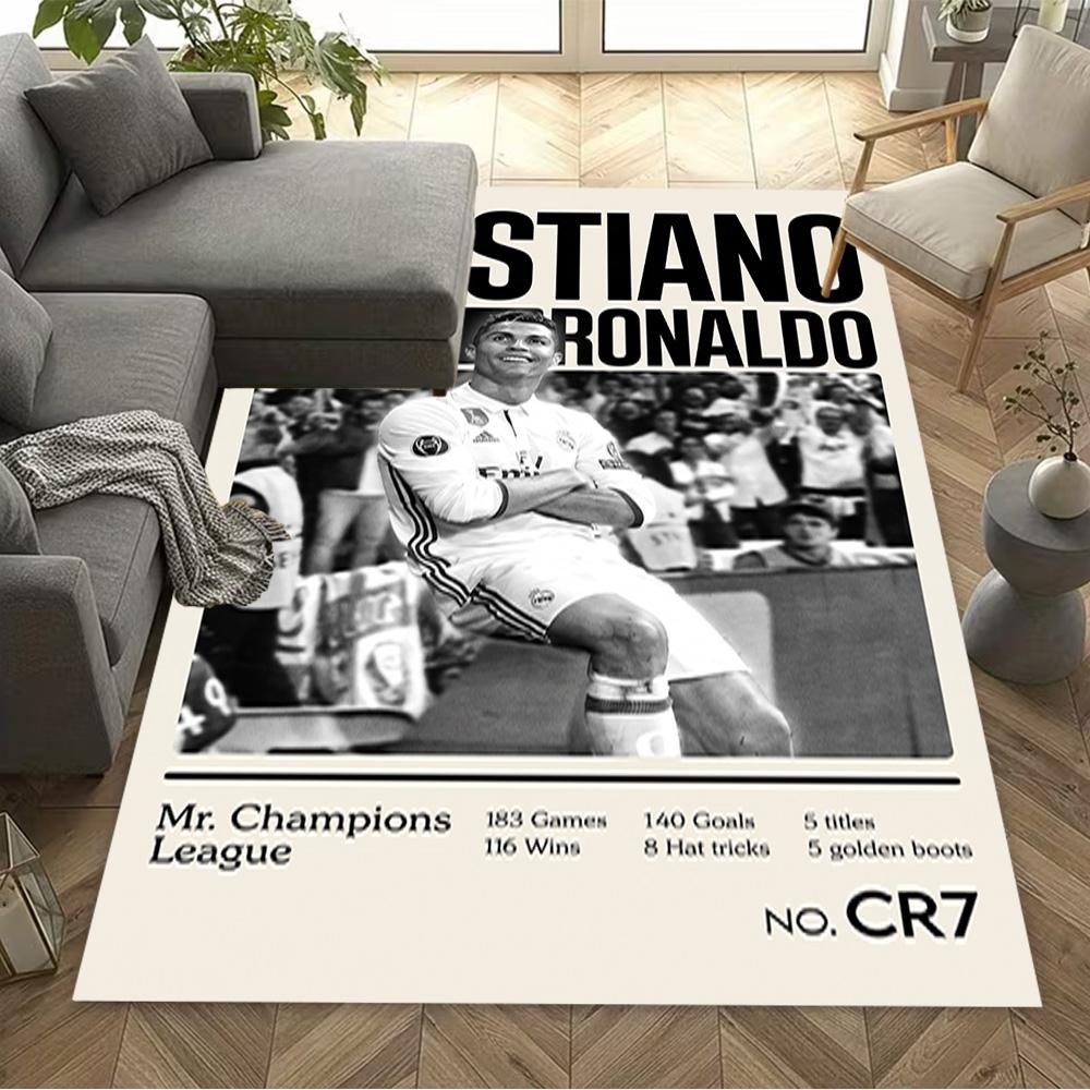 Ronaldo's Celebration Moment Floor Mat Perfect for Dormitory Foyer Study Room Outdoor Antislip Carpet Decorate Offices