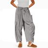 Women's Corduroy Pants Casual Loose Solid Color Wide Leg Wide Version With Pockets