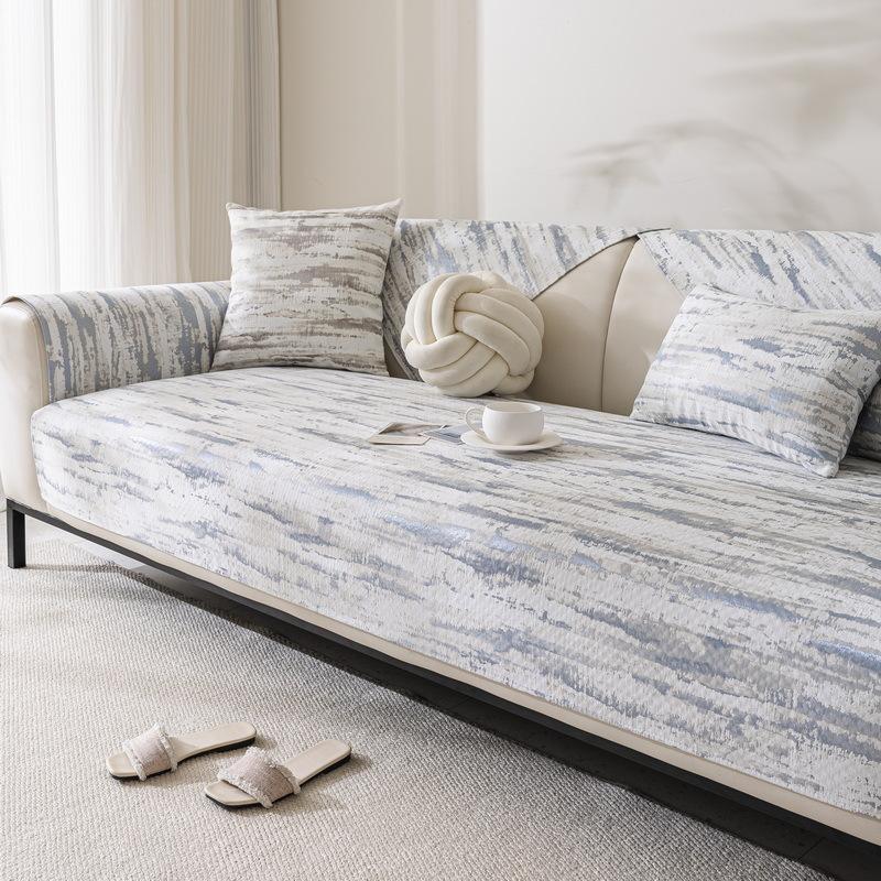 1PC Chenille Sofa Cushion Cover Nordic Simple Sofa Towel Covers Non-slip Pets Kid Couch Slipcovers 3people for Living Room 