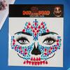 Funny Halloween Fake Tattoo DIY Skull Face Sticker Rhinestone Face Sticker  Day of The Dead