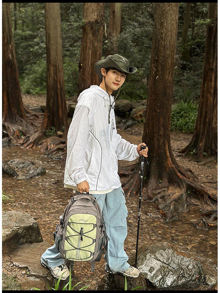 Unisex Water-Resistant Cycling & Hiking Backpack - Large Capacity, Lightweight