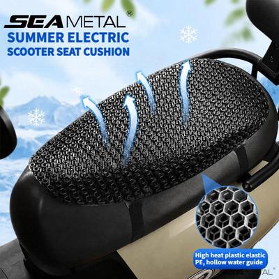 Tappetino Estivo Universale per Moto Copertura in Rete PE Traspirante Impermeabile Protezione Solare Tappetino ad Aria Fresca per Scooter E-Bike