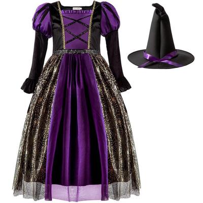 Baby Mädchen Halloween Hexenkostüm Kinder Cosplay Kleider Partykleidung Kleid
