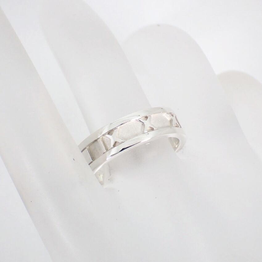 [Used] TIFFANY/Tiffany 925 Atlas Ring/Size 15/j44-1
