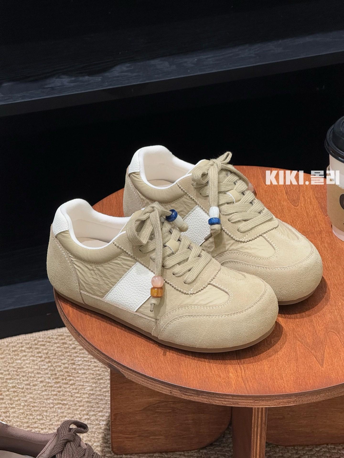 

Retro Paris German training shoes women s ins tide 2025 early autumn new inner height increase color matching platform casual sports shoes women 35