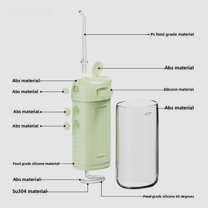 Portable Electric Water Flosser with Custom Logo for Dental Clinics