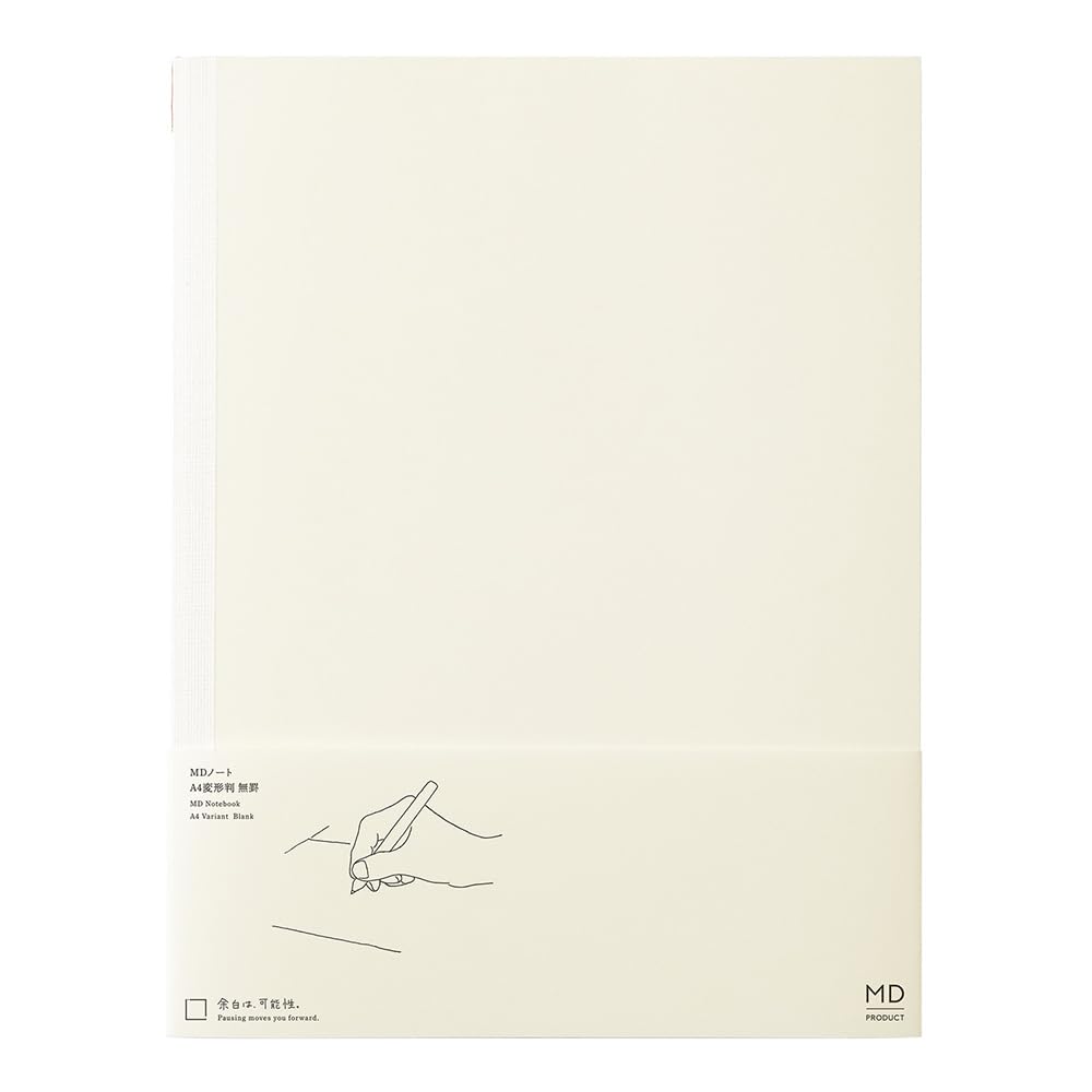 

DESIGNPHIL Midori MD Notebook Blank B5 15388006 - Minimalist Japanese Stationery