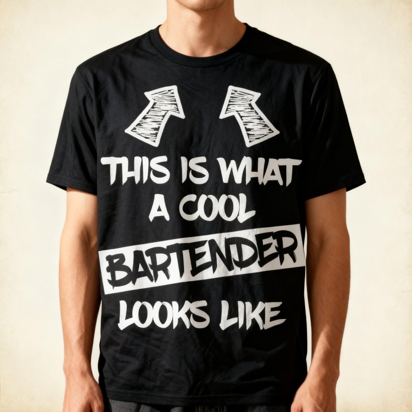 Cool Bartender Funny Saying Bartenders Bartending Unisex T-Shirt S