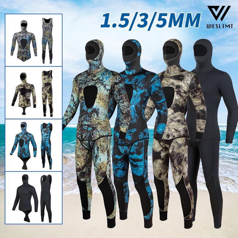 

Гидрокостюм 3 мм для всего тела - Защита от холода и тепло для дайвинга и серфинга L