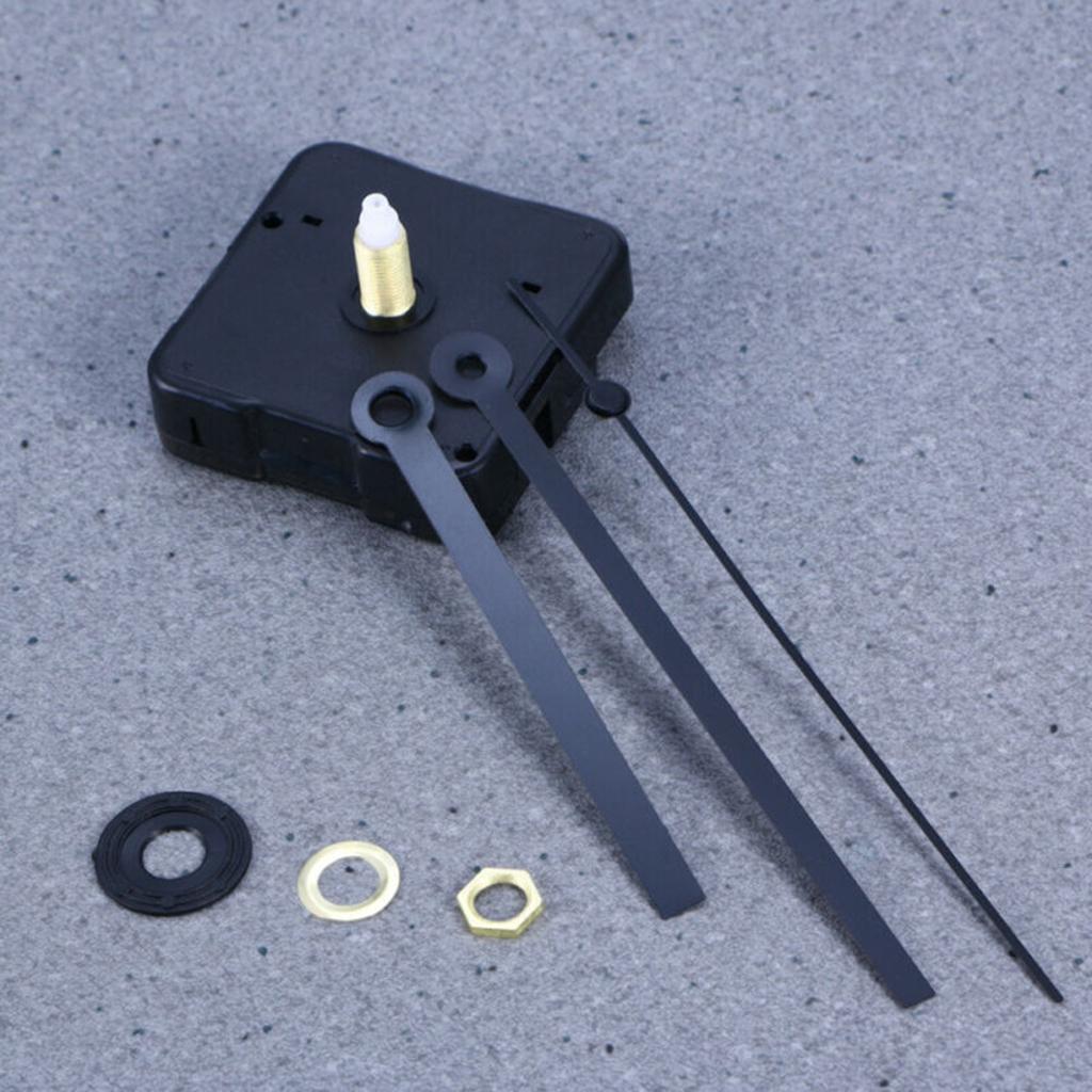Tool Clock Movement Kits Black For Clocks Hands Mechanism