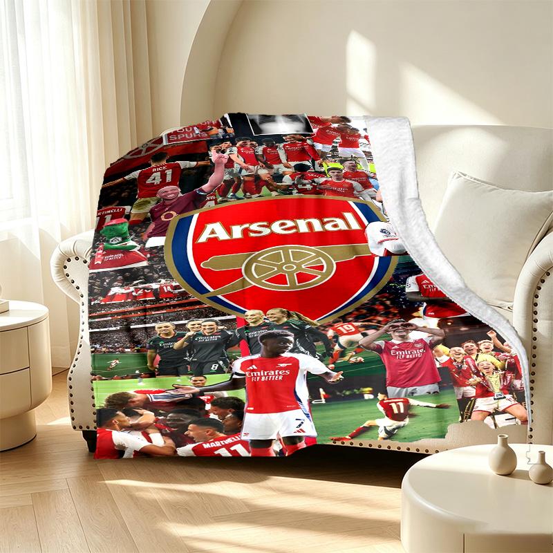Football team.C Pattern Blanket for Home Decoration, Bed, Sofa, Car Travel, Camping, Suitable for All Seasons, Birthday Christmas Gift