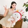 New Creative Fruit Strawberry Rabbit Plush Doll Doll Children's Transformation Rabbit Toy Doll Gift
