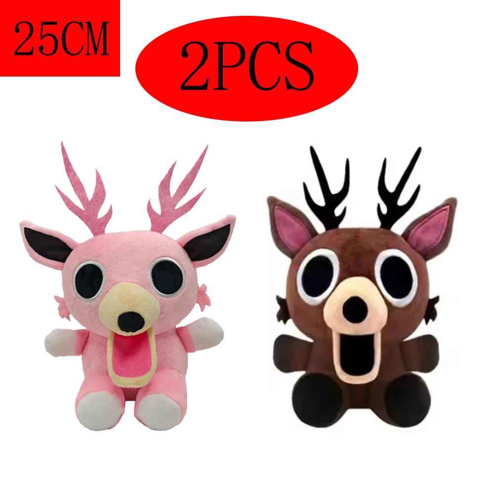 Peluche Cervo 99 Notti Nella Foresta 25-33cm Animale di Peluche Morbido Merchandising Anime Regalo di Halloween Natale