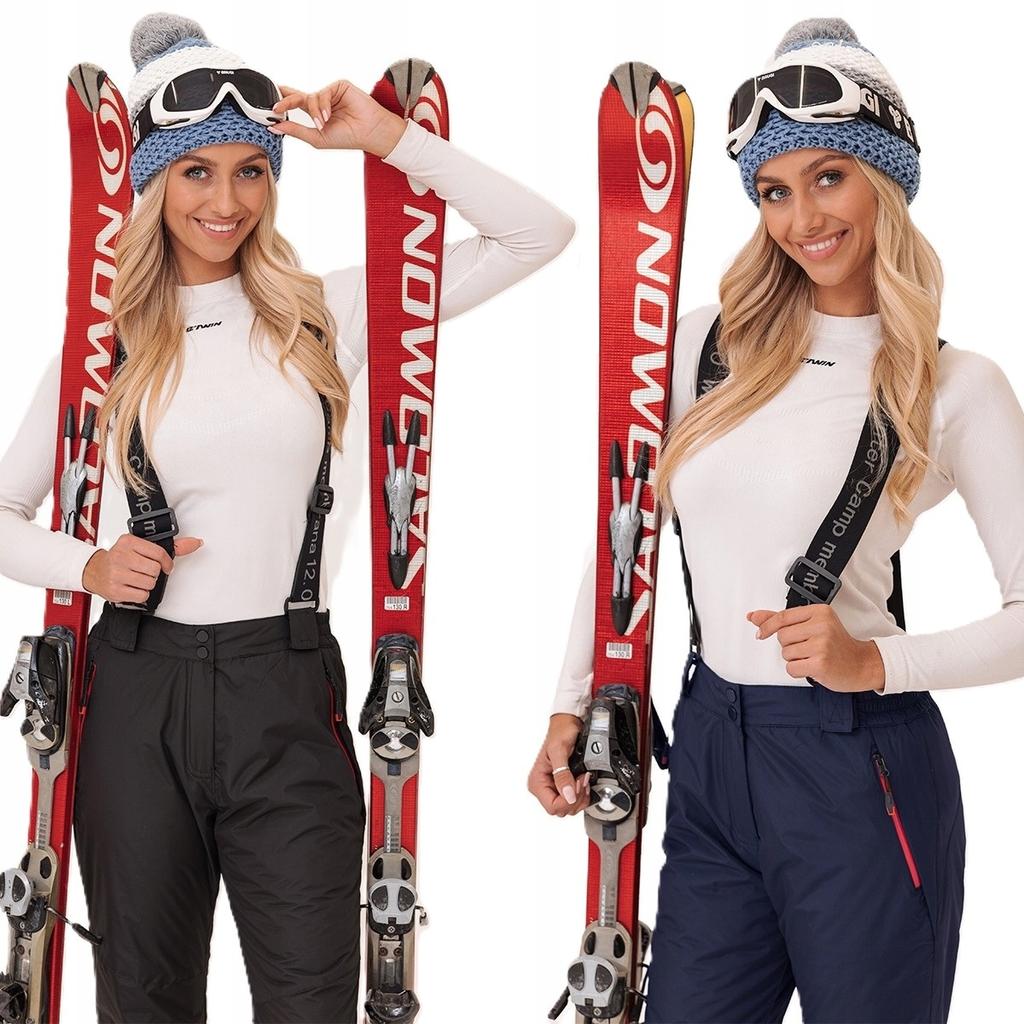 Women's Ski Suit Two Colours Winter Warm With Hood 3Xl Black + Pants