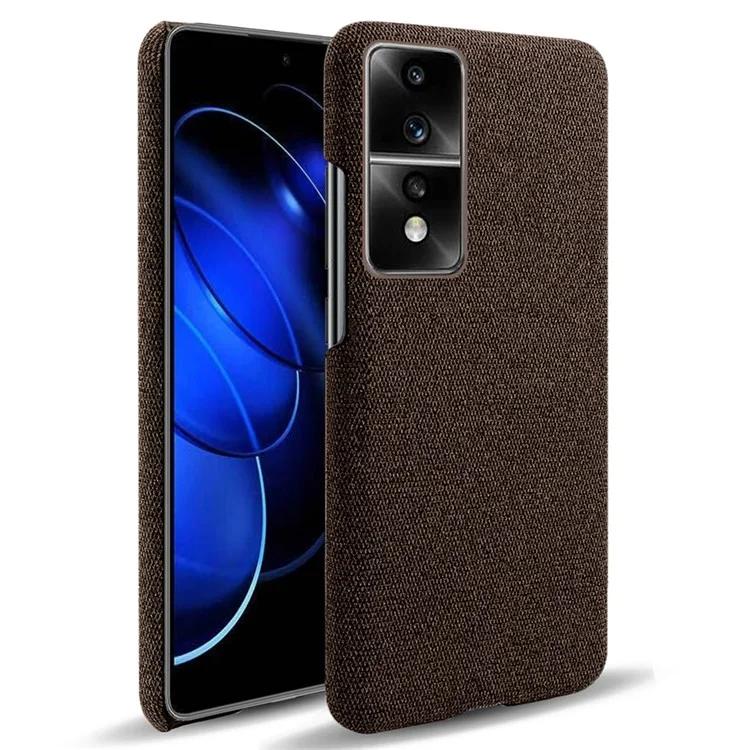 For Honor 80 GT 5G Drop Resistant Cellphone Case Solid Color Hard PC Cloth Phone Back Cover