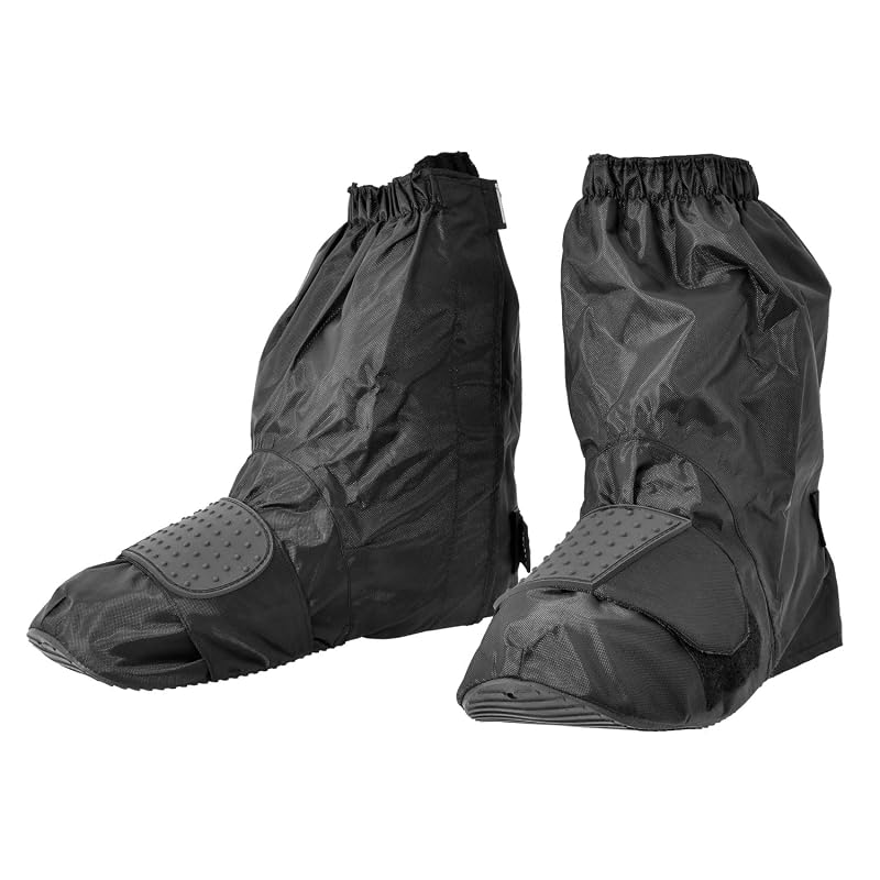Komine (KOMINE) Motorcycle Neo Rain Boot Cover Short Black L RK-034 386