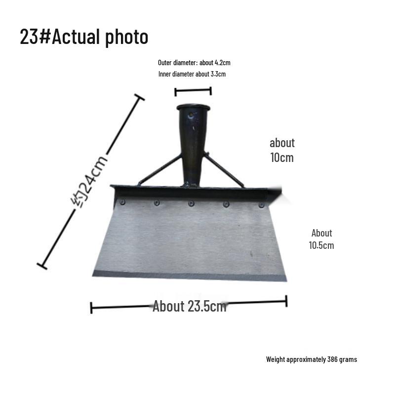 Multi-Use Farm and Outdoor Shovel: Saw Blade, Sharpener, Manure and Snow Removal Tool