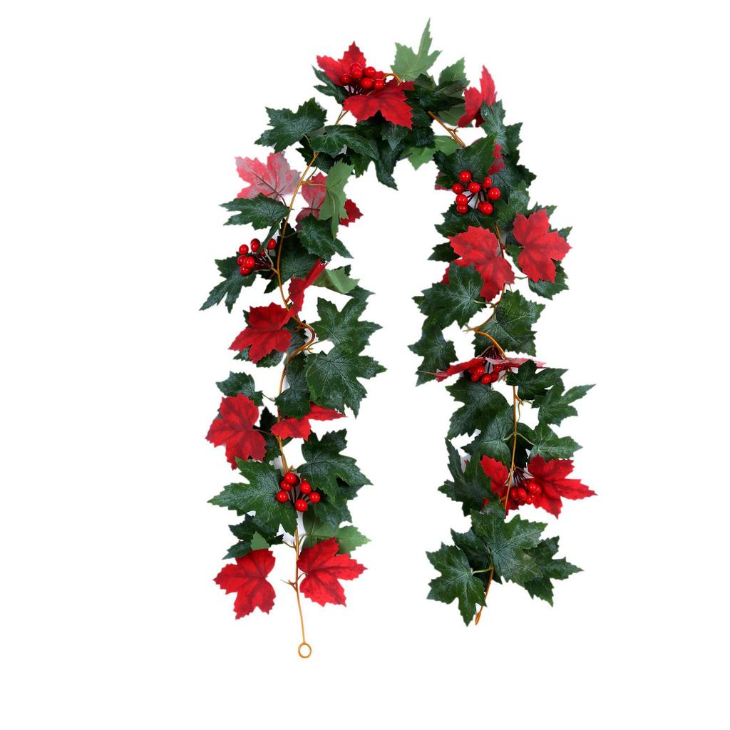 Hanging Decorations, Artificial Maple Leaves And Vines, Halloween Artificial Green Plants, Festival Decorations, Artificial Maple Leaves.