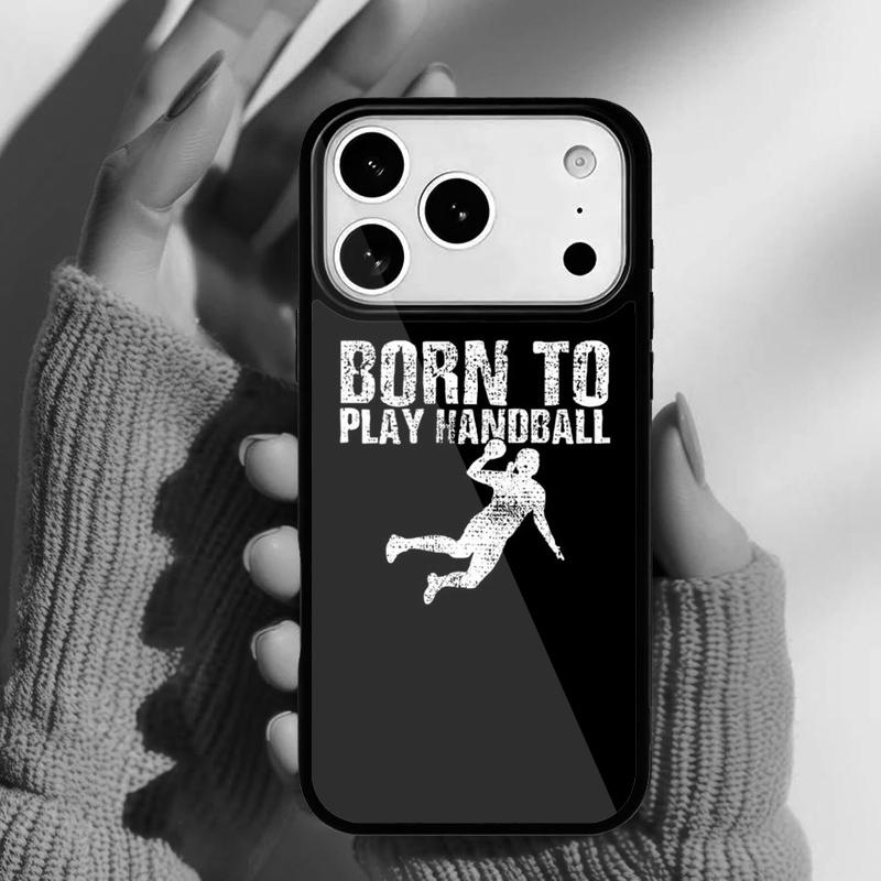 Eat sleep play Handball quotes Phone Case for iPhone 17 16 15 14 13 Pro Max Back Cover for 12 11 Pro Coque